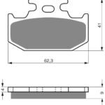 GOLDFREN Brake Pads 001 Ceramic Carbon K1