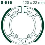 AIR Brake Shoes S 616 120x22mm Set