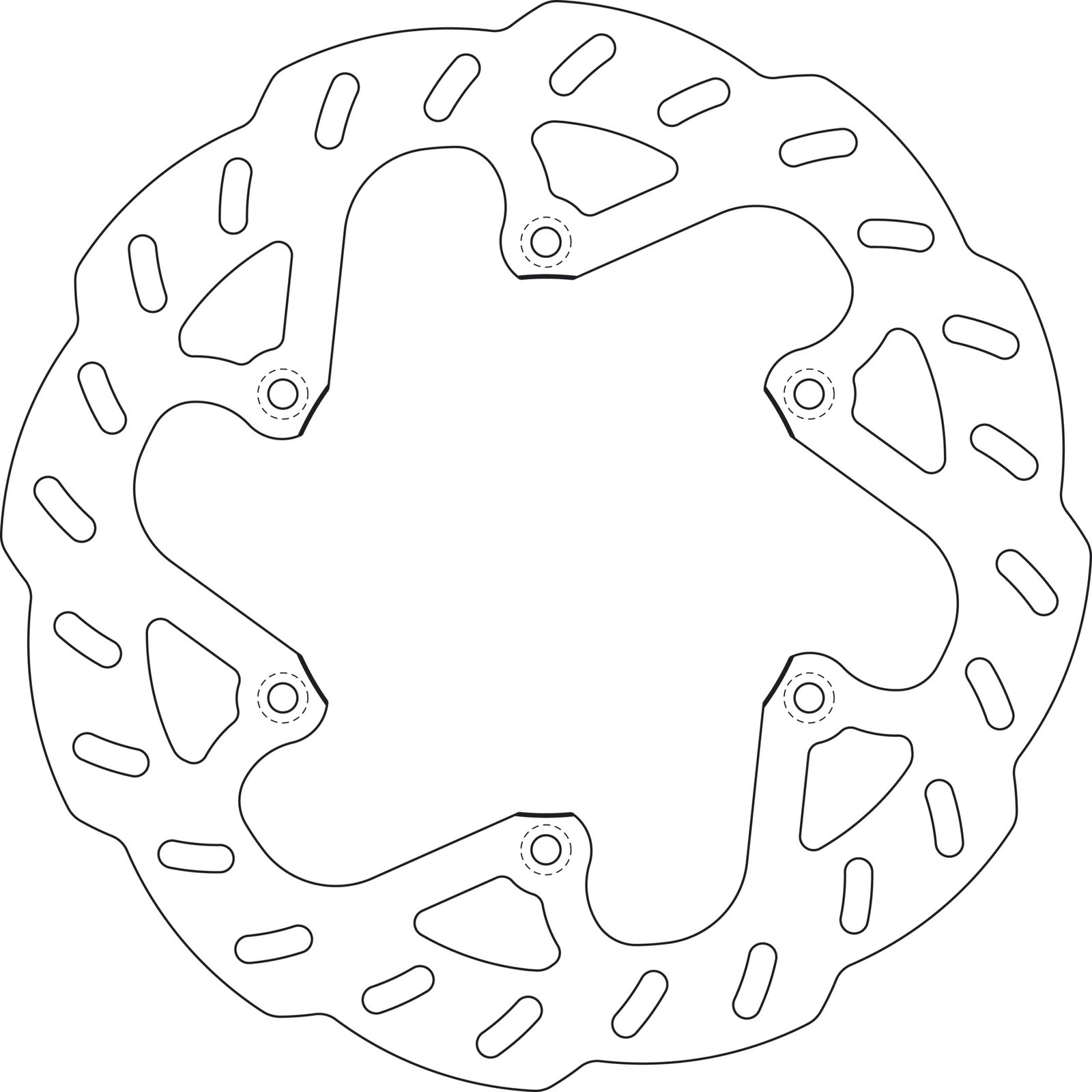 46-13-3252.jpg GOLDFREN brakedisc Rear RM125/250 99-08 - Image 1