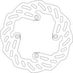 GOLDFREN Brakedisc  Rear YZ80/85 93- YZ65 18-