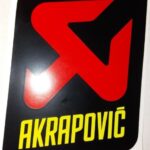 Akrapovic Sticker outside