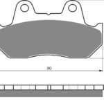 GOLDFREN Brake Pads 050 Ceramic Carbon S3