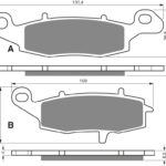 GOLDFREN Brake Pads 104 Ceramic Carbon S3