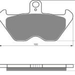GOLDFREN Brake Pads 117 Ceramic Carbon S3