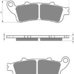 GOLDFREN Brake Pads 135 Ceramic carbon AD