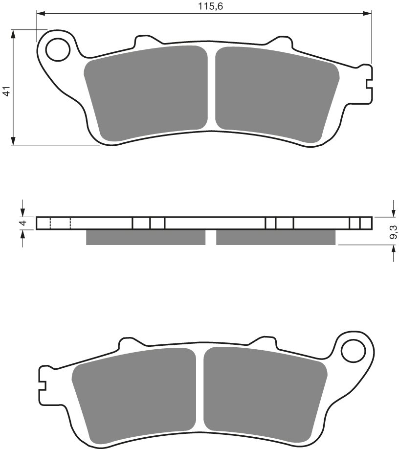 48-12-135.jpg GOLDFREN Brake Pads 135 Ceramic carbon AD - Image 1
