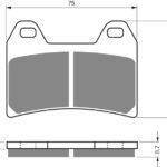 GOLDFREN Brake Pads 141 Ceramic Carbon S3