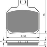 GOLDFREN Brake Pads 152 Ceramic carbon AD