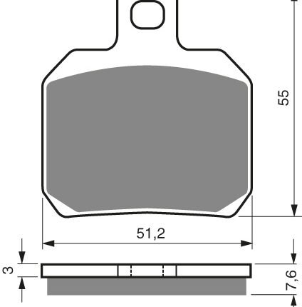 GOLDFREN Brake Pads 152 Ceramic Carbon S3