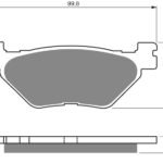 GOLDFREN Brake Pads 165 Ceramic carbon AD