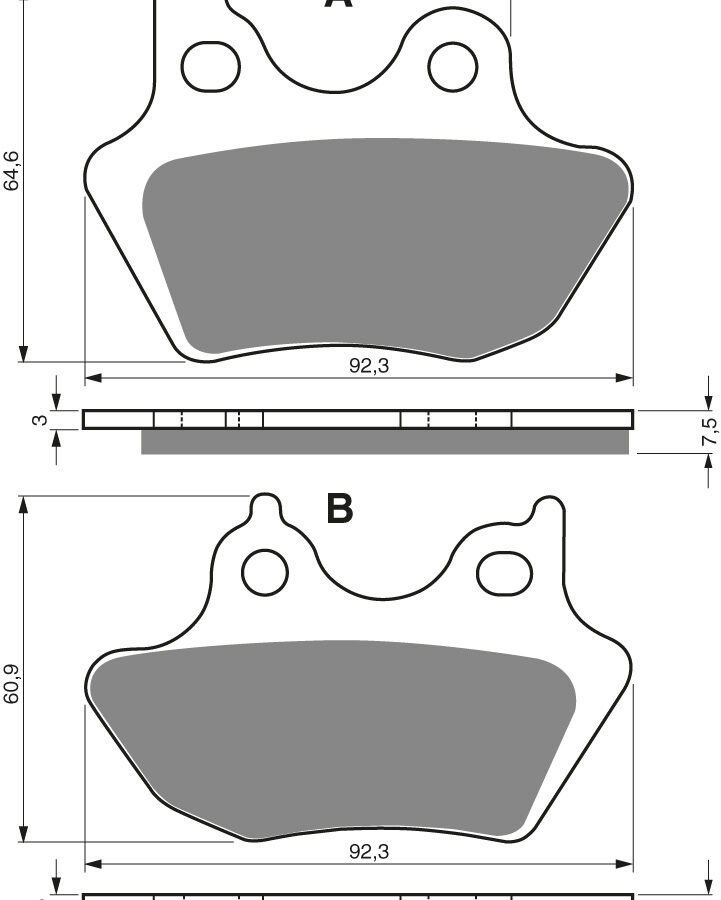 GOLDFREN Brake Pads 181 Ceramic carbon AD