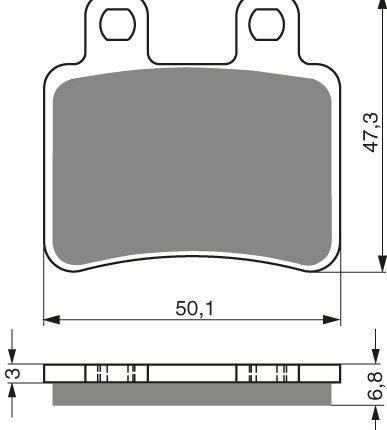 GOLDFREN Brake Pads 211 Ceramic carbon AD