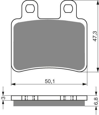 48-12-211.jpg GOLDFREN Brake Pads 211 Ceramic carbon AD - Image 1