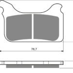 GOLDFREN Brake pads 231 Ceramic Carbon AD