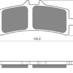 GOLDFREN Brake Pads 258 Ceramic Carbon S3