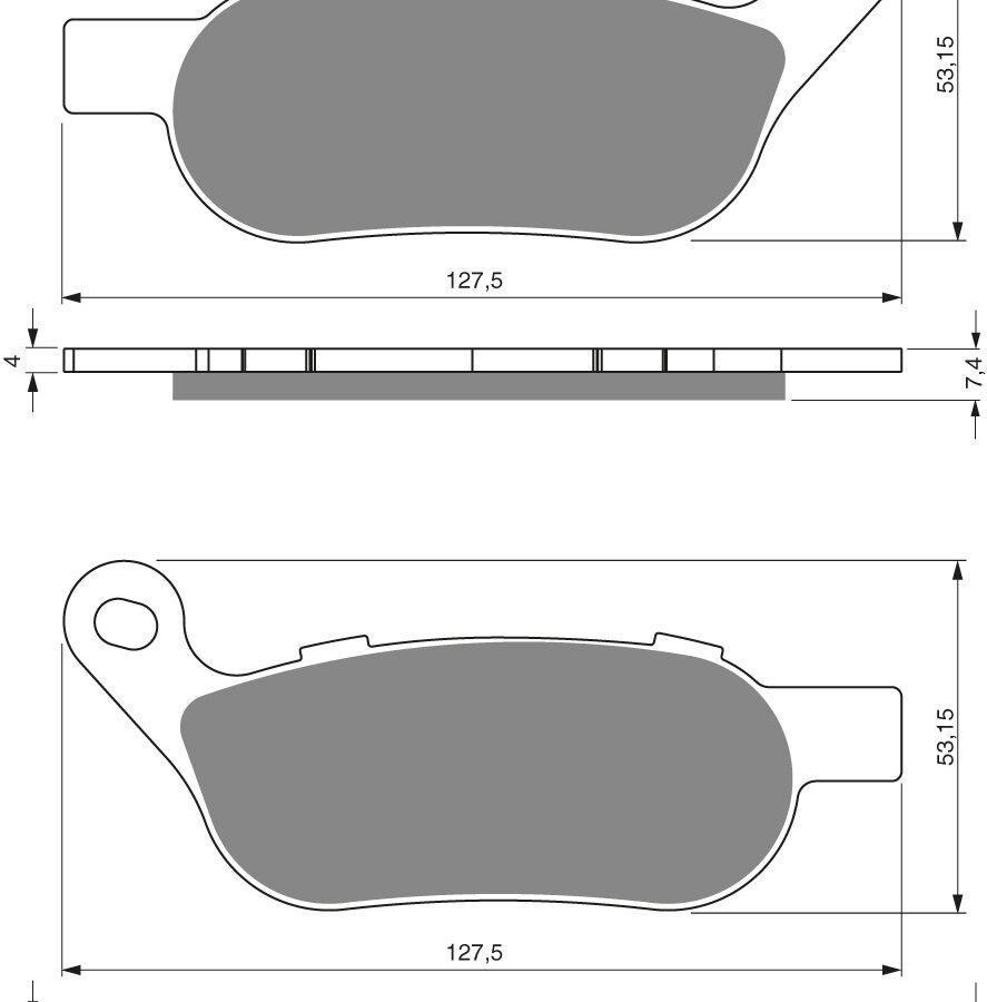 GOLDFREN Brake Pads 273 Ceramic Carbon S3