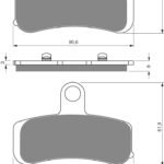 GOLDFREN Brake Pads 275 Ceramic Carbon S3