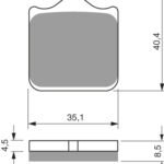 GOLDFREN Brake Pads 304 Ceramic Carbon S3