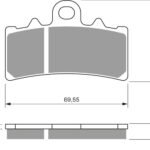 GOLDFREN Brake Pads 305 Ceramic Carbon S3