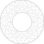 GOLDFREN Brakedisc yd298 hd150 id132 t5