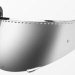 Schuberth R2 visor silver mirrored af ready