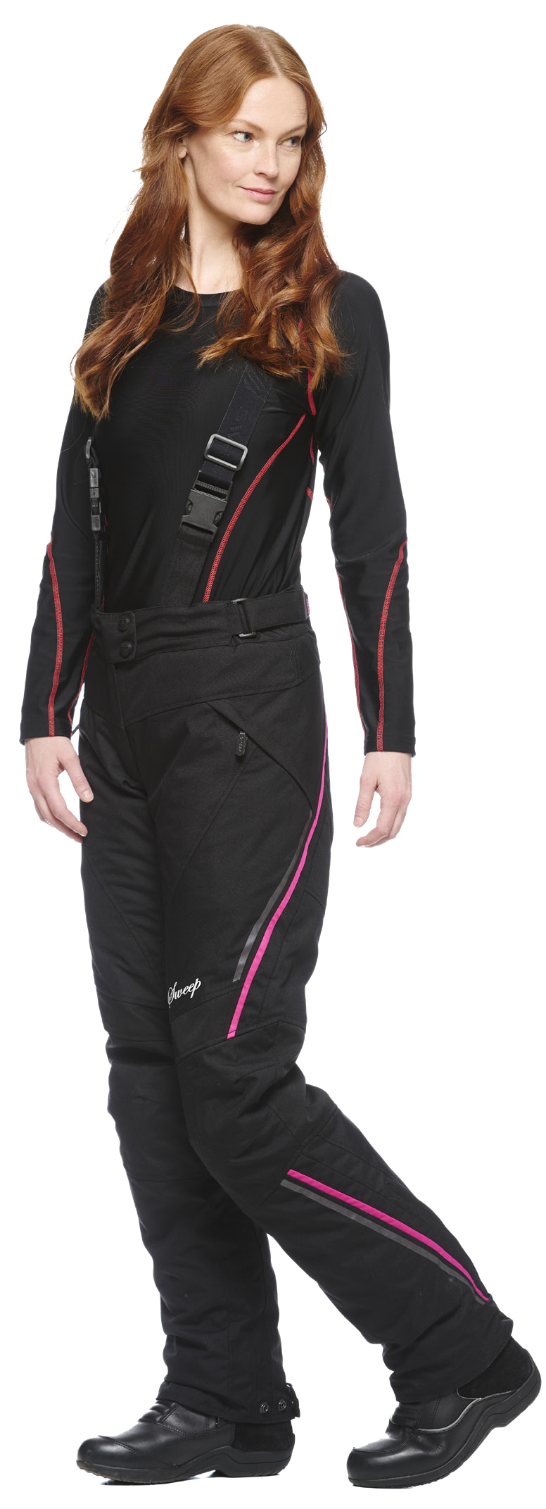 532-22016.png Sweep Pant Woman Voyage 2 WP Black/Pink D-Fit - Image 1