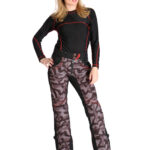 Sweep Textilepants Avatar II Lady, black/grey/camo 36