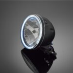 Highway Hawk Headlight with Led-Ring