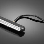 Highway Hawk taillight SLIM, black, e-marked