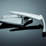Highway Hawk mirror RAZOR (2 PC) chrome