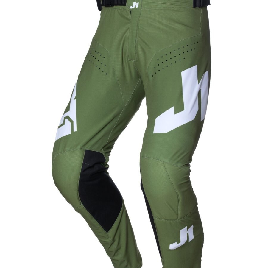 Just1 Pants J-Essential Army Black/White