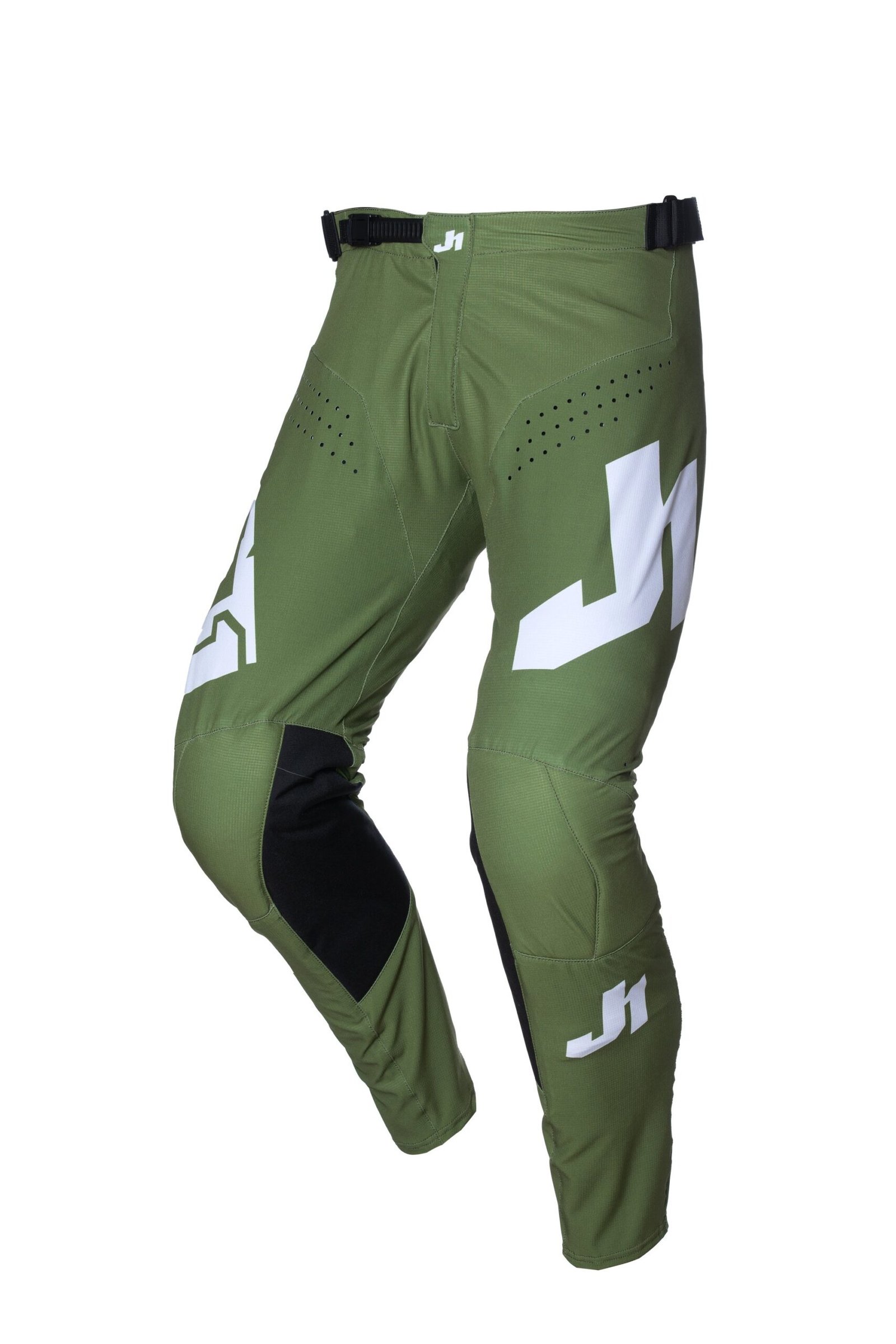 605-230014.jpg Just1 Pants J-Essential Army Black/White - Image 1