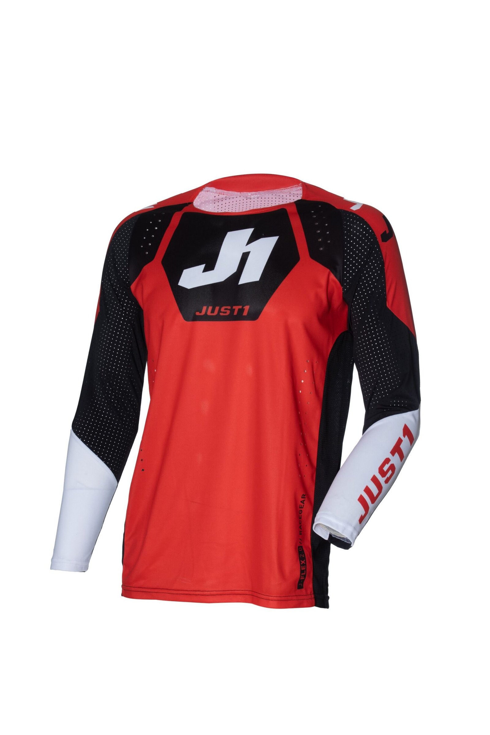 605-230022.jpg Just1 Jersey J-Flex 2.0 District Red/Black/White - Image 1
