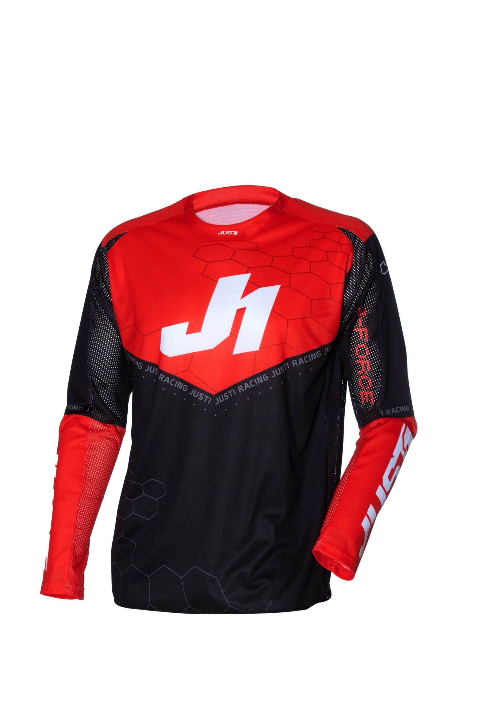 605-230030.jpg Just1 Jersey J-Force Hexa Red/Black/White - Image 1