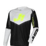 Just1 Jersey J-Force Hexa Black/White/Yellow Fluo