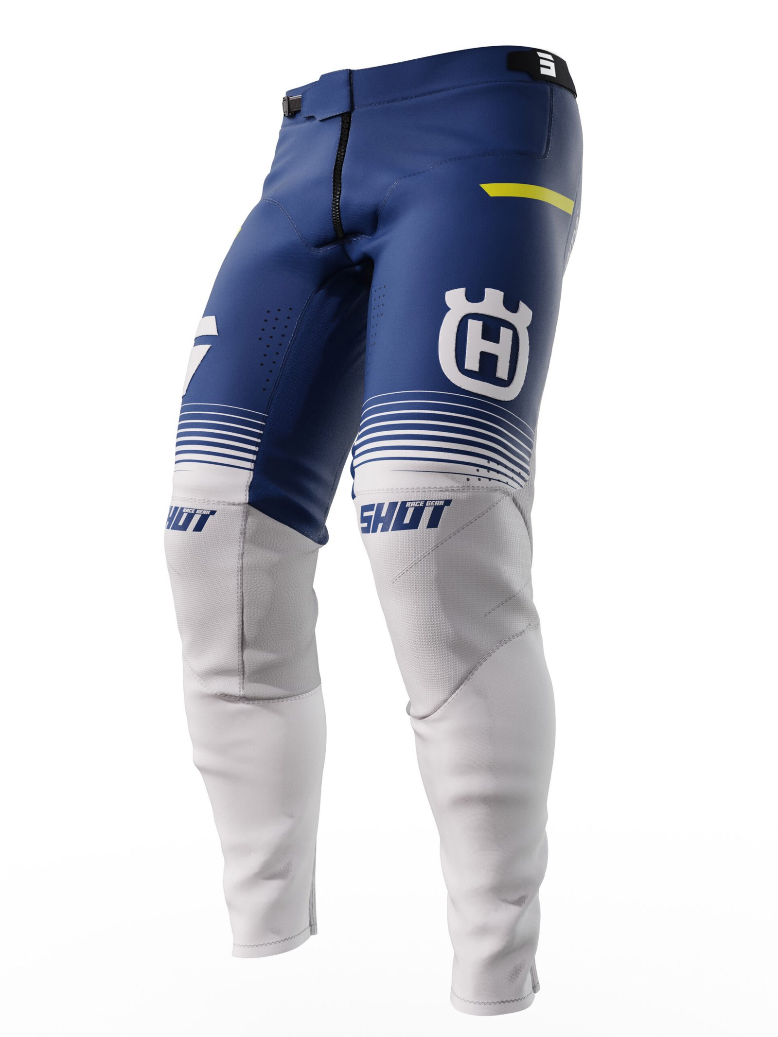 611-2312.jpg Shot Pant Aerolite Husqvarna LTD 2023 Blue - Image 1