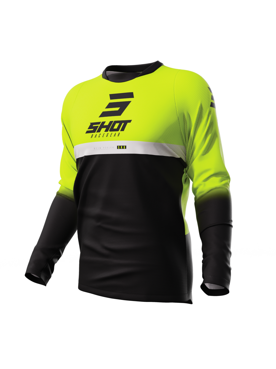 611-2344.png Shot Jersey Devo Reflex Neon Yellow - Image 1