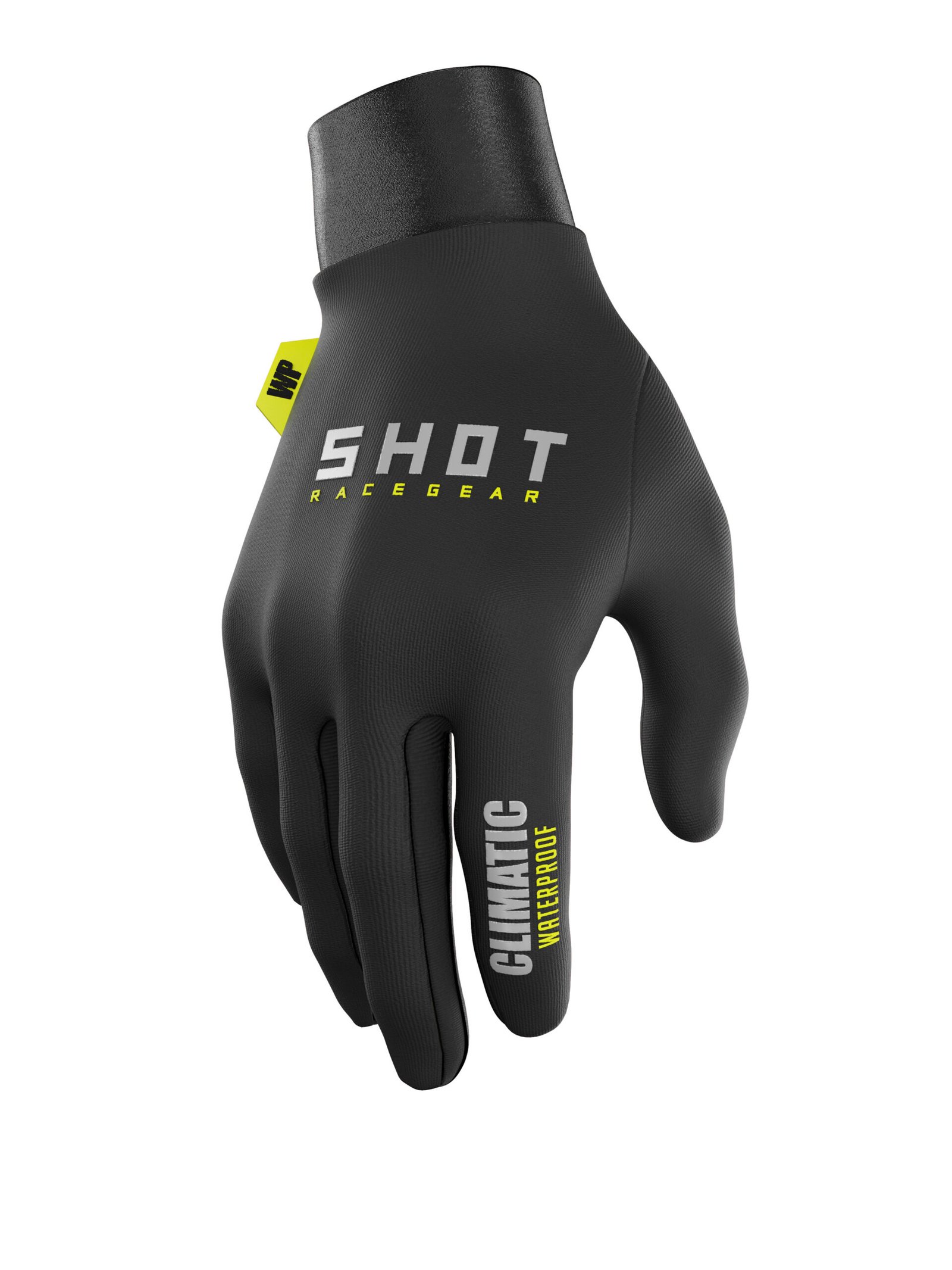 612-2340.jpg Shot Gloves Climatic 3.0 Black/Neon Yellow - Image 1
