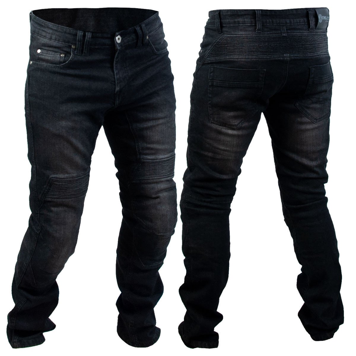 648-2322.jpg TIMELESS Rascal kevlar jeans, 30/33", black, stretch, CE - Image 1
