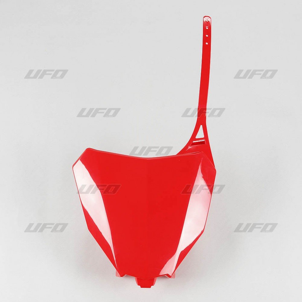 650-4686-070.jpg UFO Front number plate CRF250R/RX 18- / CRF450R/RX 2017-20 Red 070 - Image 1