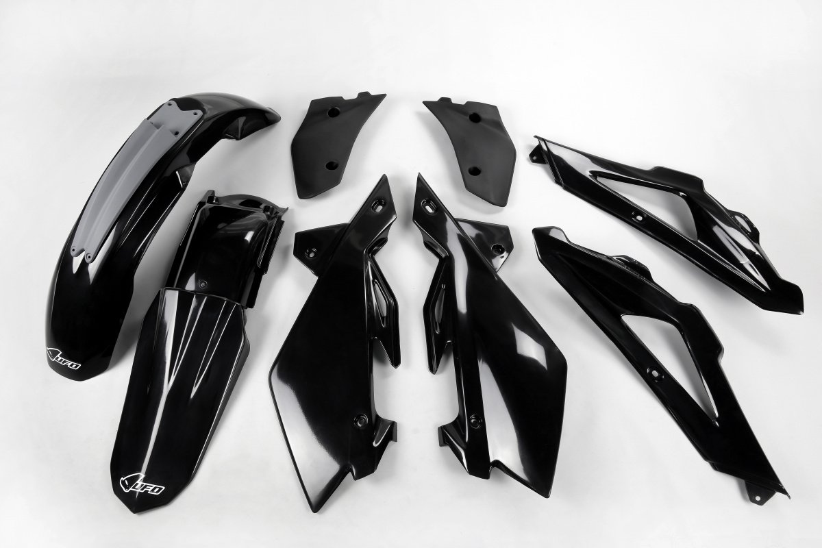 650-K603-001.jpg UFO Plastic kit 4-parts Black HVA 2-T CR 2006-08 - Image 1