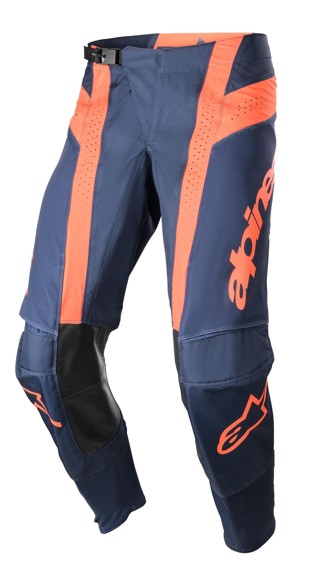 691-3721023-7141.jpg Alpinestars Pant Techstar Arch Darkblue/Hot Orange - Image 1