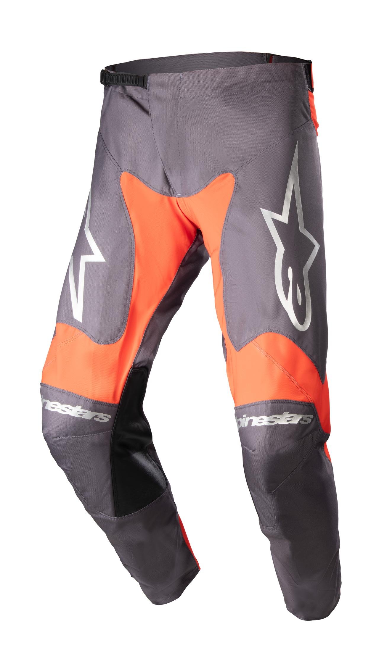 691-3721323-9241.jpg Alpinestars Pant Racer Hoen Gray/Hot Orange - Image 1