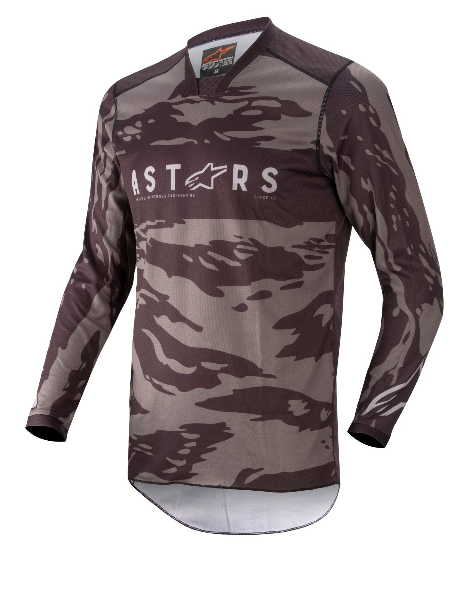691-3761222-106.jpg Alpinestars Jersey Racer Tactical Black/Grey - Image 1