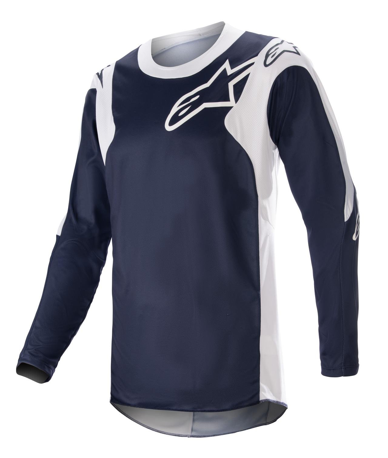 691-3761323-7120.jpg Alpinestars Jersey Racer Hoen Darkblue/White - Image 1