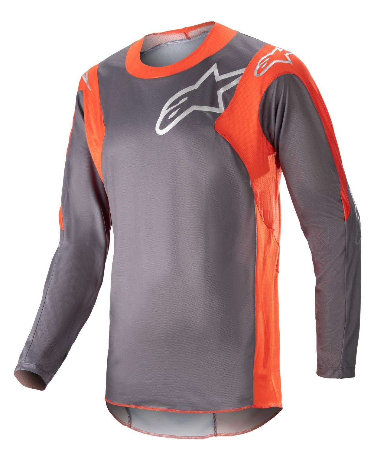 691-3761323-9241.jpg Alpinestars Jersey Racer Hoen Gray/Hot Orange - Image 1