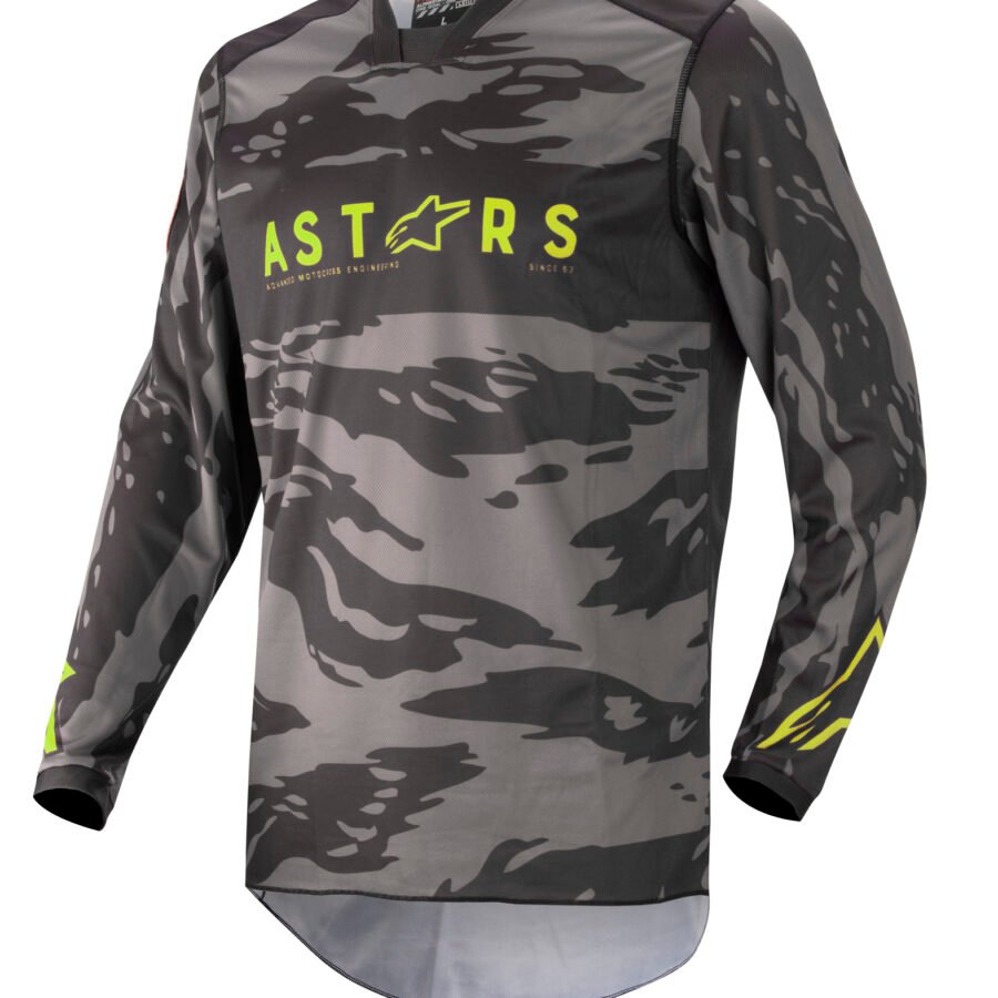Alpinestars Jersey Racer Junior Tactical Black/Grey/Camo Yellow