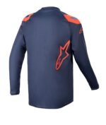 Alpinestars Jersey Racer Junior Narin Darkblue/Hot Orange - Image 2