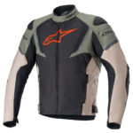 Alpinestars Jacket T-Jaws v3 Waterproof Black/Military sand L