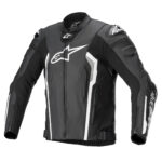 Alpinestars Leather jacket Missile v2 Black/White